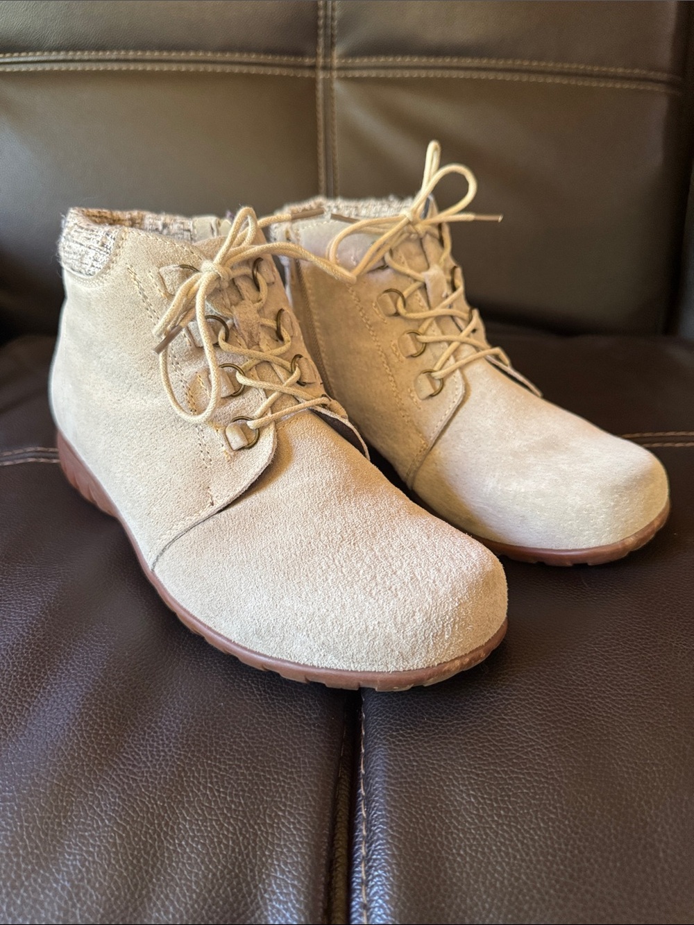 Propet Suede Ankle Boots